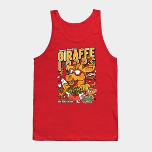 Retro Cereal Box Giraffe Loops // Junk Food Nostalgia // Cereal Lover Tank Top